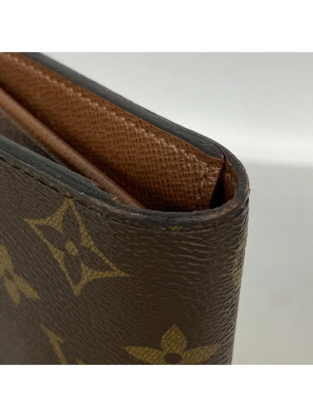 Louis Vuitton Wallet Monogram Portefeuille Brazza Brown